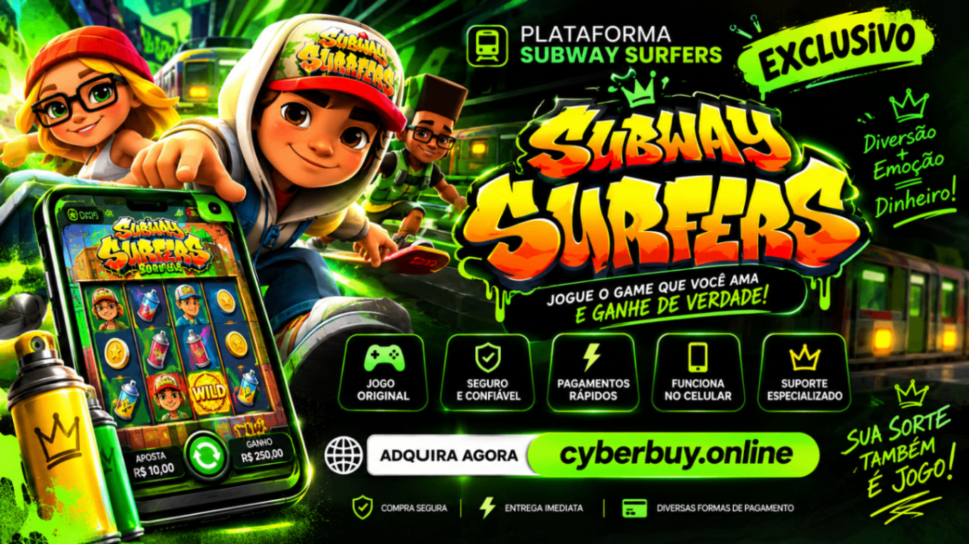 🎰 • PLATAFORMA SUBWAY SURFERS 🟢 EXCLUSIVO 🟢