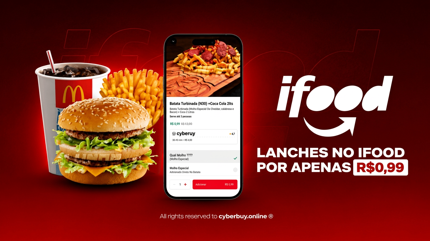 IFOOD TUDO DE GRAÇA