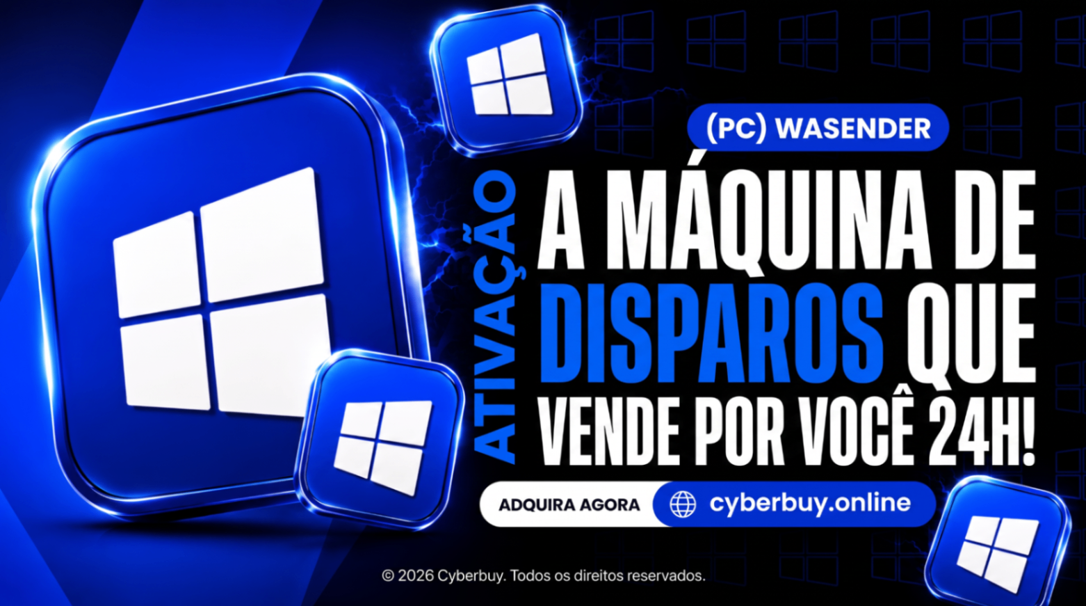 💥📲(PC) WASENDER – A MÁQUINA DE DISPAROS QUE VENDE POR VOCÊ 24H! 🚀💰