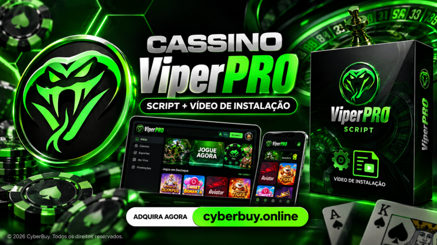 🎰 • CASSINO ViperPRO - SCRIPT + VÍDEO DE INSTALAÇÃO | 🎰 CASSINO VAPER PRO ATUALIZADO